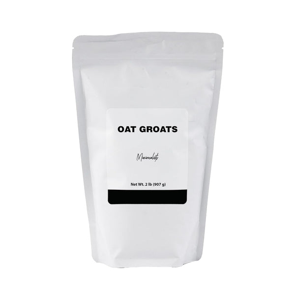 Minimalist Oat Groats, Ideal for Cooking and Baking, Packaged in a Resealable