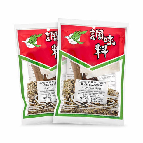 DragonDish Vietnamese Pho Spice Seasoning Mix, Vietnamese Pho Spice Packet, Pho Spice Bag