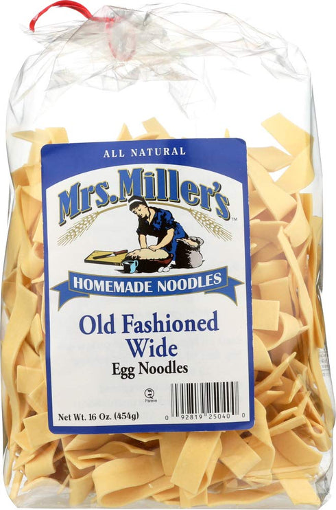 MRS MILLERS Mrs. Miller's All Natural Old Fashioned Egg Noodles Wide -- 16 oz