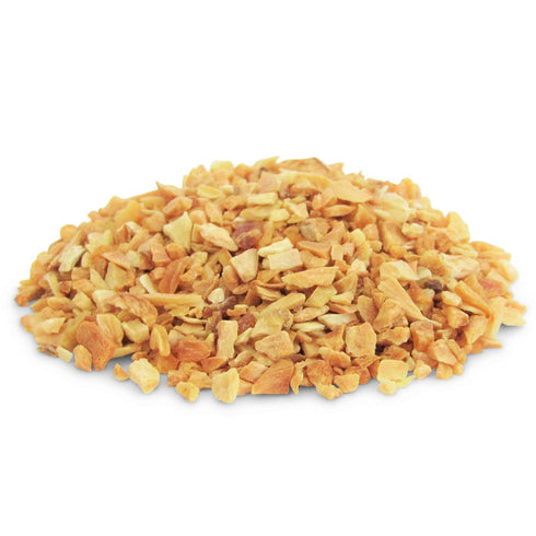 2 LBS Toasted Minced Garlic by Its Delish, Bulk Bag Premium Fresh Dry Roasted Chopped Garlic for Cooking, Baking