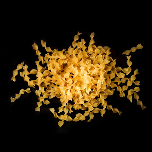 17.6 oz Sanniti Artisanal Gluten Free Riccioli Pasta di Gragnano, Imported from Italy, Bronze Cut Corn Pasta, Certified
