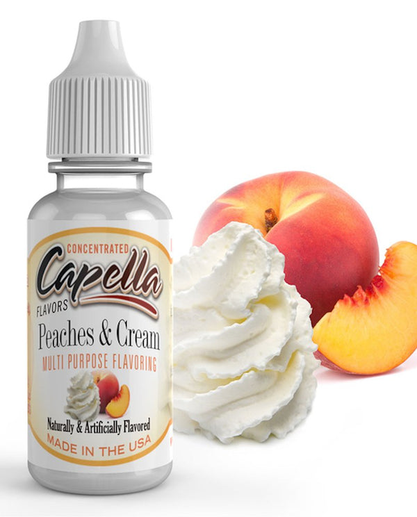Capella Flavor Drops Peaches & Cream Concentrate, 13ml