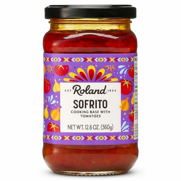 Roland Foods Sofrito Cooking Base with Tomatoes, Specialty Imported Food, 12.6 Ounce,