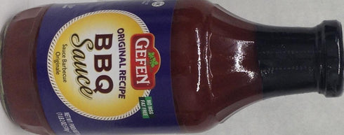 Geffen Gefen Original Recipe BBQ Sauce No MSG Fat Free 18 Oz. Pk