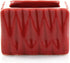 4" Live Lucky Bamboo Single Stalk with Square Red Planter - Indoor House Plant for Good Luck, Fortune, Feng Shui