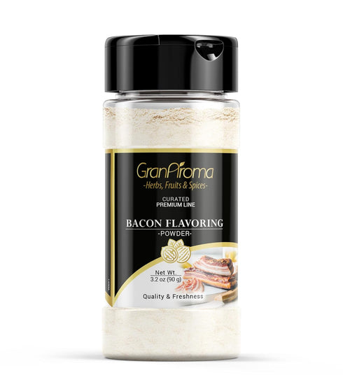 GranAroma Bacon Flavoring, 3.2 oz, Powder, Chips & Popcorn, Seasoning Mix