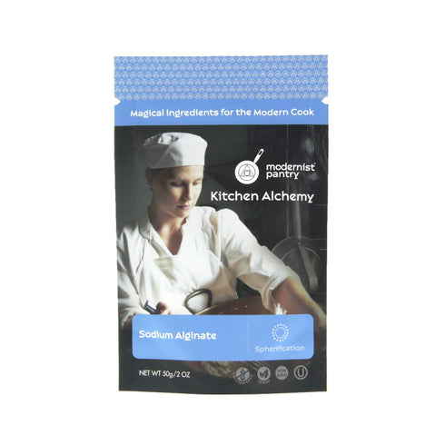 Pure Sodium Alginate, 50g/2oz, Non-GMO Vegan, OU Kosher Certified