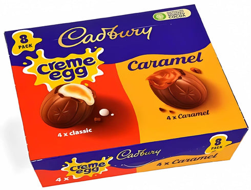 Cadbury 8 Pack 320g Creme Egg & Caramel Egg