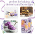 25g Packed Dried Lavender Flower Buds Edible Culinary Grade for Tea, Baking, Aromatherapy & Crafting in Plastic Jar