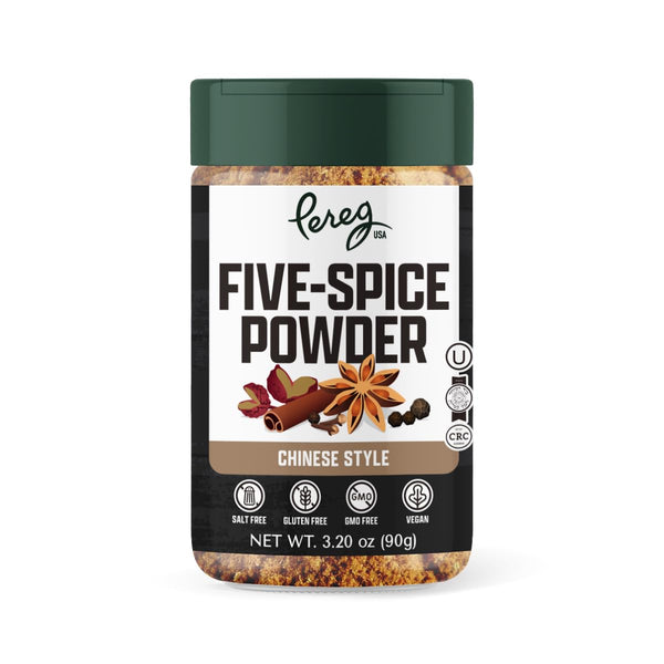 Pereg Mixed Spices, Five Spice Chinese Seasoning, Gourmet Asian Style Blend Jar - 3.2 Oz