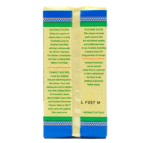 Gus Sclafani Fine Italian Imports (12) Packed 17.6 Durum Wheat Semolina Twelve Vacuum ounce pouches