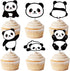 Panda Cupcake Toppers Picks, 24pcs - Birthday & Baby Shower Party Supplies