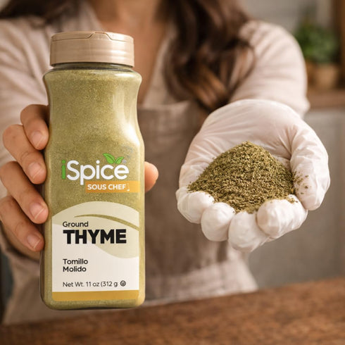 11 oz iSpice | Thyme Ground | | Bulk Size | Premium Herbs | Kosher