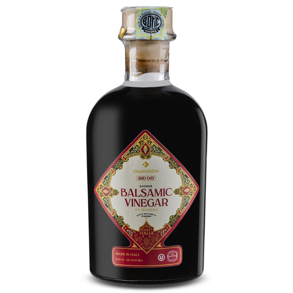 Dependable Food Balsamic Vinegar of Modena 8.45 Fl Oz | Aged 60