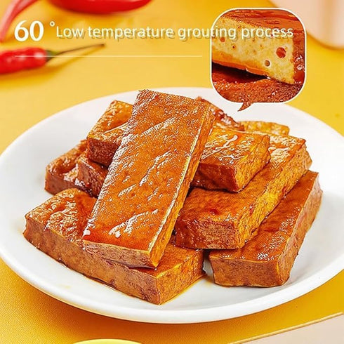 GDFFKS Pack, 20 Packaging, Essential440g15.5Oz, Spicy Dried Tofu Snacks, Multi-Flavor Dried Tofu, Chinese Specialty