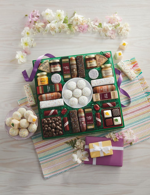 27 Set, Summer The Swiss Colony Spring Favorites Food Gift Sausage Meats and Cheeses, Gift Basket, Cheese
