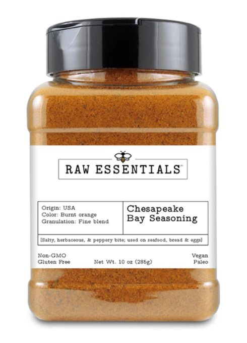 Raw Essentials Chesapeake Bay Seasoning - Salty, Herbaceous and Peppery Bite -