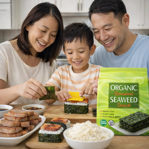 Generic (20 Seaweed Organic Roasted Sesame Flavor Nori Sheets - Vegan Gluten Free Kosher Sea Weed Snack - Crispy Plant