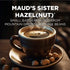 100 100% Maud's Sweet Hazelnut Flavored Coffee Pods, ct, Medium Roast Flavored Coffee in Single Serve Pods Arabica