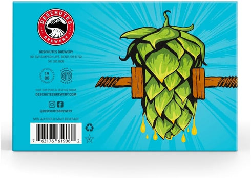 DESCHUTES BREWERY 12 Oz, 6 Pack , Non-Alcoholic IPA Fresh Squeezed, Fl Cans