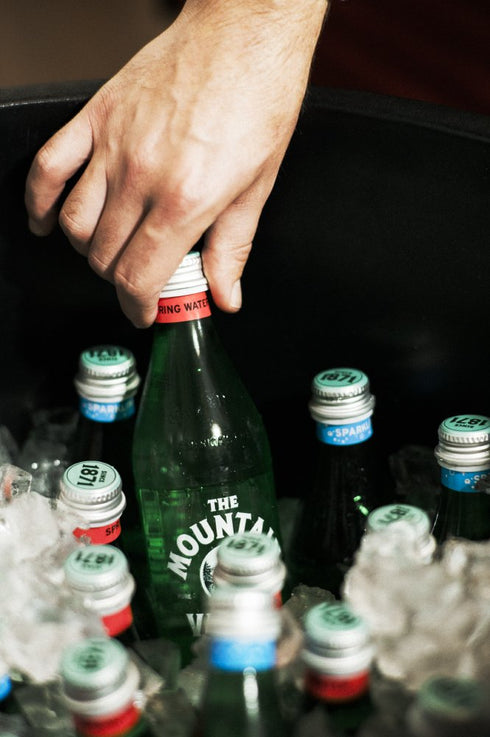 The Mountain Valley 500 ML Glass Sparkling Water