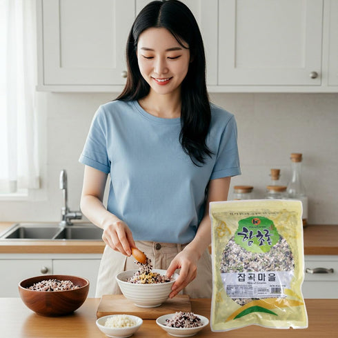 9 3lb Mixed Grains Mixed Rice with Sweet Brown Rice, Barley, Wild Sweet Rice,Mung Bean, Millet, and More