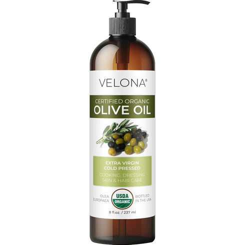 velona USDA Certified Organic Olive Oil - 8 Fl Oz | 100%