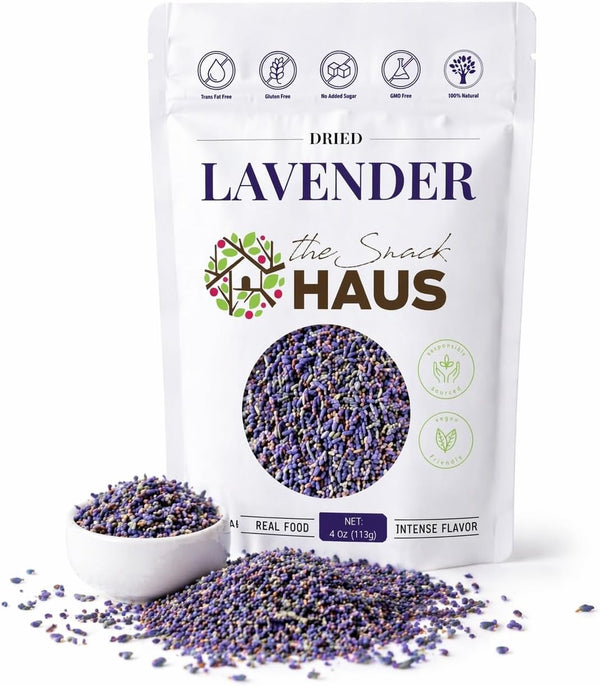 Culinary Dried Lavender Flowers 4 oz Food Grade Lavender Buds for Tea,