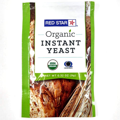 Lesaffre Red Star Organic Instant Yeast, 5 Packets