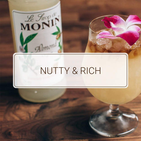 (1 Monin - Almond Syrup, Sweet and Rich Nutty Aroma, Natural Flavors, Great for Coffee Drinks and Specialty Cocktails