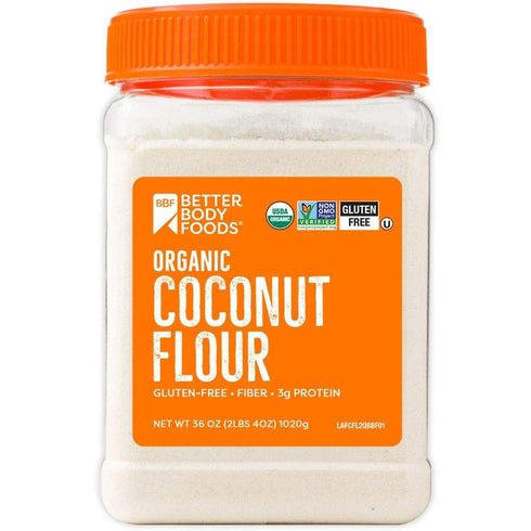 BetterBody Foods Organic Coconut Flour, 2.25 Pound - 3 per case.