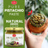 100% 6.7 oz (190 GUSTO ETNA Pure Sicilian Pistachio Paste, Pistachios, Unsweetened, No Added Sugar & Artificial Colors