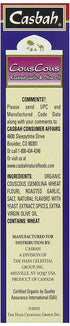 CASBAH 7oz (2 Pack) COUSCOUS ROASTED GARLIC & OLIVE OIL