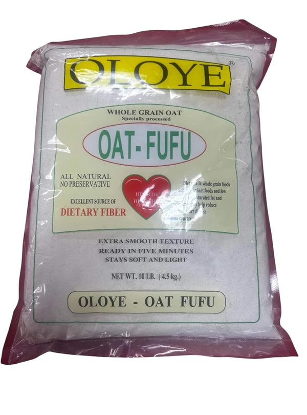 Generic Oat Fufu Flour Traditional African Swallow Meal Healthy High-Fiber Oatmeal Fufu Smooth,