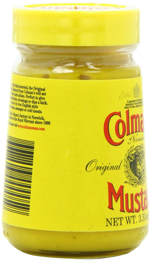 3.53-Ounce (Pack 6) Colman's Original English Prepared Mustard, Jars