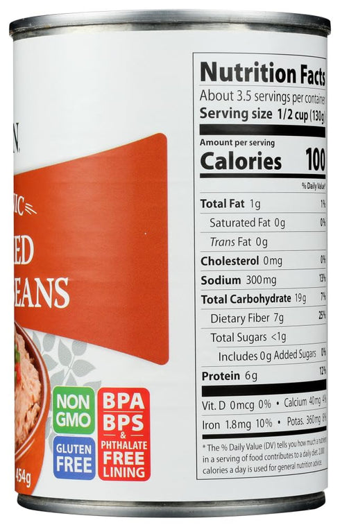 16 oz3 Eden Foods Organic Refried Pinto Beans