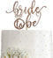 Bride to Be Cake Topper for Bridal Shower/Wedding Shower/Engagement Decorations - Double-sided Rose Gold Glitter