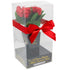Meet Novelty Dozen Valentine Chocolate Flower Bouquet | One Red Sweetheart Roses | Individually Wrapped in Foils
