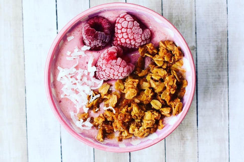 Packs 10 (2oz Jessicas Vanilla Maple Granola - of Snack Bags) - Handmade, Non-GMO, Gluten-Free, Whole Grain