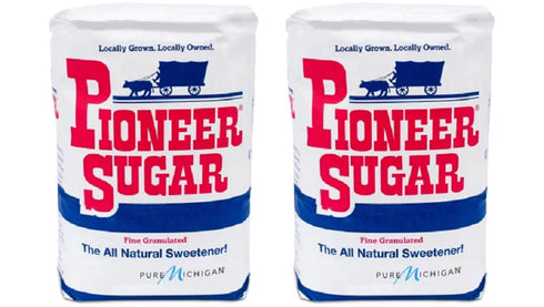 Pioneer Sugar Granulated Sugarbeet Sugar, 2-Pack 4 lb. Bags