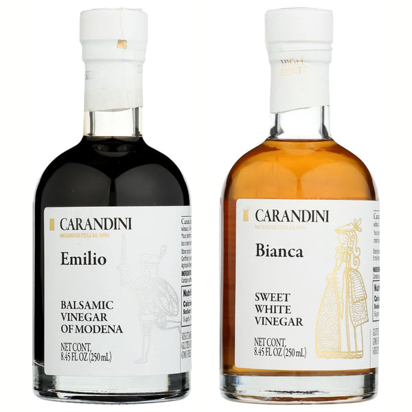 Carandini Emilio Silver Balsamic Vinegar of Modena PGI & Bianca Sweet White