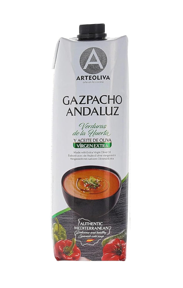 Arteoliva Gazpacho Andaluz with Extra Virgin Olive Oil (1 liter)