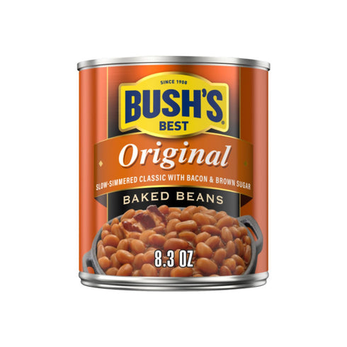 Country 8.3 oz Pack) Bushs Best Baked Beans for BBQ, Pantry Staple, Ready-to-Serve Style, Original & Homestyle, Each
