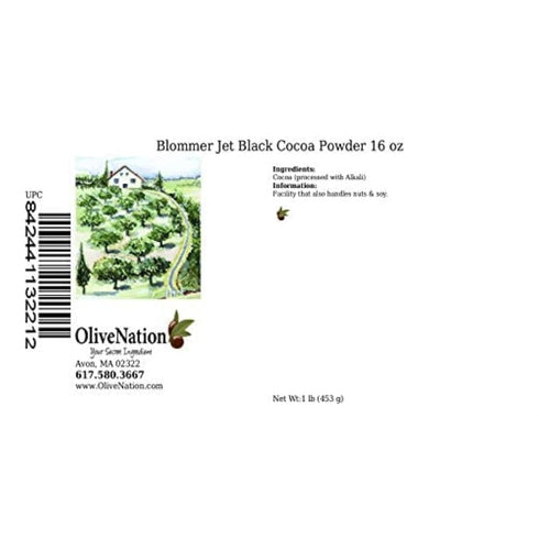 Blommer 16 oz Blommer Jet Black Cocoa Powder by