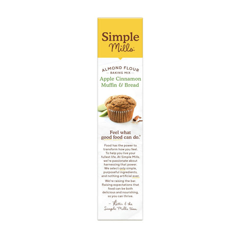 9 OZ Simple Mills Apple Cinnamon Muffin & Bread Mix