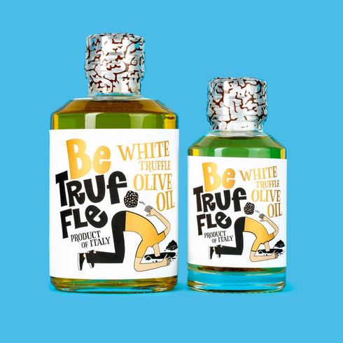 8,4 OZ 250ml 100% Be Truffle - White Truffle Olive Oil - - Made in Italy - Vegan, Gluten-Free, Cholesterol-Free