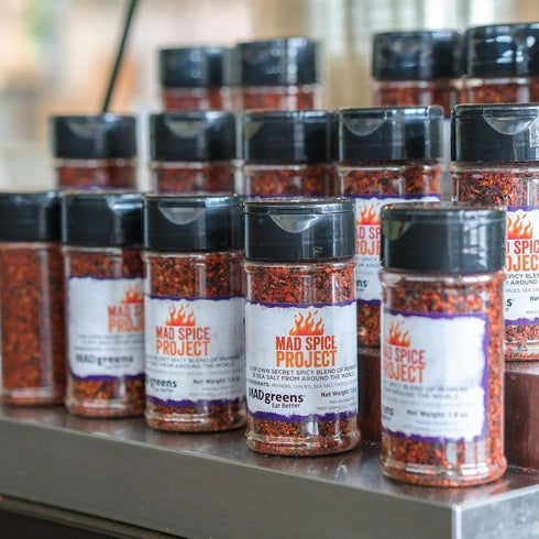 MAD Greens MAD Spice Salad Seasoning, Secret Spice Blend with Peppers, Chilies, Sea Salt, 2 pack - 1.8 oz each