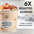 6 Pack Mylk Labs Roasted Almond Protein Oatmeal Cups, Whole Grain, Low Sugar, High Fiber Breakfast with Superfoods