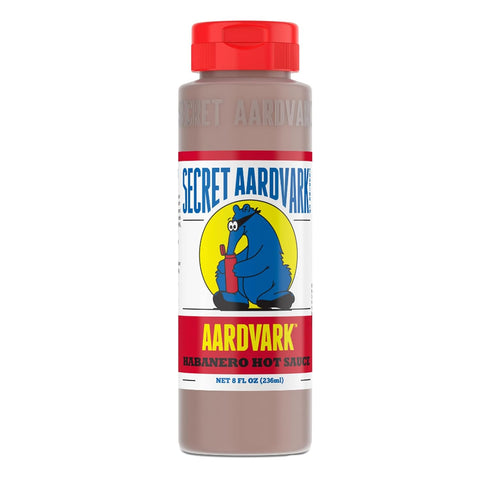 Secret Aardvark Habanero Hot Sauce - Medium Spiced Hot Sauce with Habanero Peppers & Roasted Tomatoes