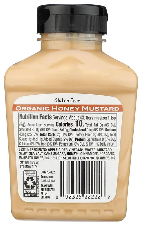 9 3) Organic Honey Mustard Ounces (Case